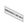 LABEL - EMERGENCY USE ONLY BODY