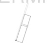 STANCHION ASSEMBLY - 20 INCH, RIGHT SIDE, 50 INCH HIGH MODESTY PANEL