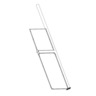 STANCHION ASSEMBLY - 20 INCH, RIGHT SIDE, 50 INCH HIGH MODESTY PANEL