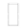 FRAME ASSEMBLY - SIDE EMERGENCY DOOR, 28.75 INCH 73 INCH
