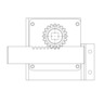 DOOR LATCH ASSEMBLY - SINGLE POINT, LEFT