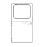 DOOR ASSEMBLY - WIDE SIDE EMERGENCY, 78 INCH HR, RIGHT SIDE, GREASABLE HINGE, VANDALOCK