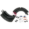 BRAKE SHOE - LINED SHOE KIT WITH HARDWARE, REMANUFACTURE