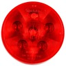 SUPER44, LED, ROUGE, ROND, 6 DIODES, S/T/T, COQUILLE DE DIAMANT, FIT N FORGET S.S., 12V