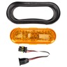60 SERIES, LED, YELLOW OVAL, 26 DIODE, AUX. TURN SIGNAL, BLACK GROMMET, 12V, KIT