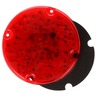 91 SERIES, LED, RED, ROUND, 47 DIODE, S/T/T, 4 SCREW, HARDWIRED, STRIPPED, 12V