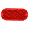 OVAL, RED, REFLECTOR, 2 SCREW OR ADHESIVE