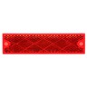 RECTANGLE, RED, REFLECTOR, 2 SCREW OR ADHESIVE