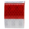 RED/WHITE REFLECTIVE TAPE, 2 INCH X 18 INCH, STRIP