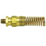 FITTING - M CON, WITH SPRING, 3/8 HOSE ID, 1/4 THREAD SIZE