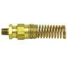 FITTING - M CON, WITH SPRING, 3/8 HOSE ID, 3/8 THREAD SIZE