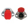 SOCKET - 1 WAY, WITH RED LID