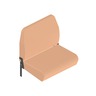 SEAT ASSEMBLY - BACK, FOLD UP, CUSHION, NATIONAL, VINYL COATED, TAN, 31 INCH